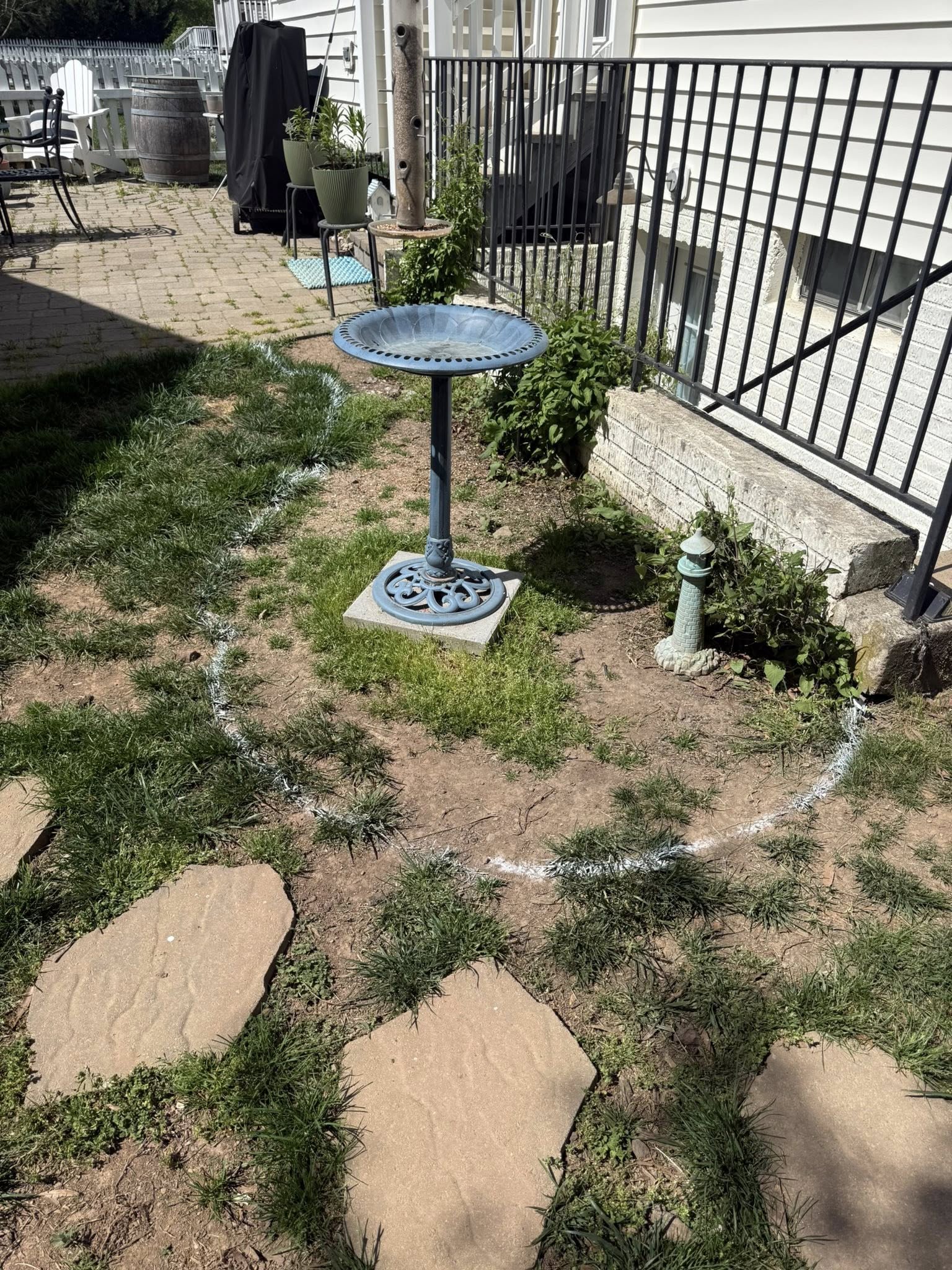 Flagstone path and patio in Harrisonburg VA