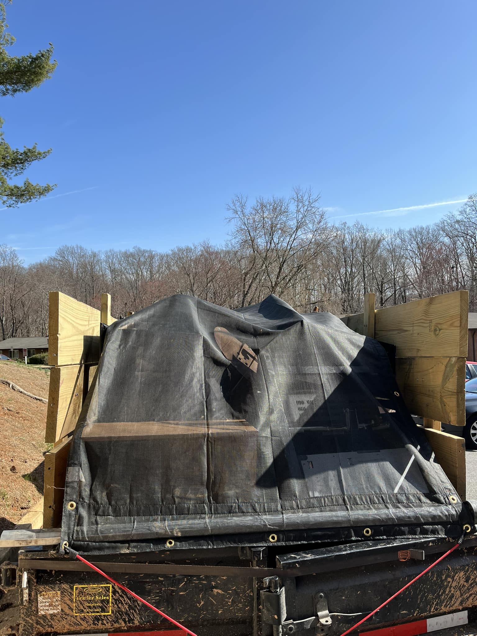 Loaded junk hauling trailer in Harrisonburg VA